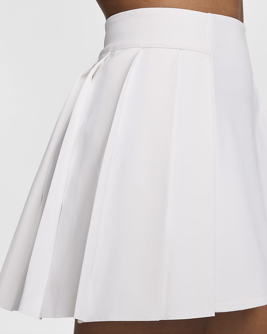 Nike pleated tennis skirt white hotsell